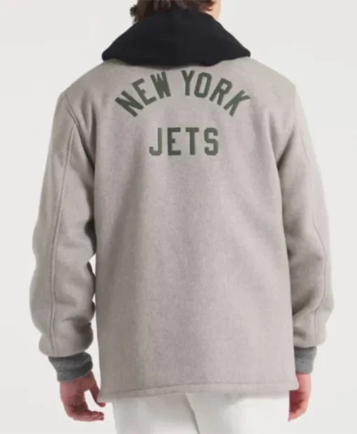 Buy Now New York Jets Coaches Heather Grey Jacket For Men And Women