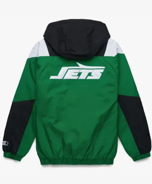 Buy Now New York Jets Green And Black Pullover Jacket For Men And Women