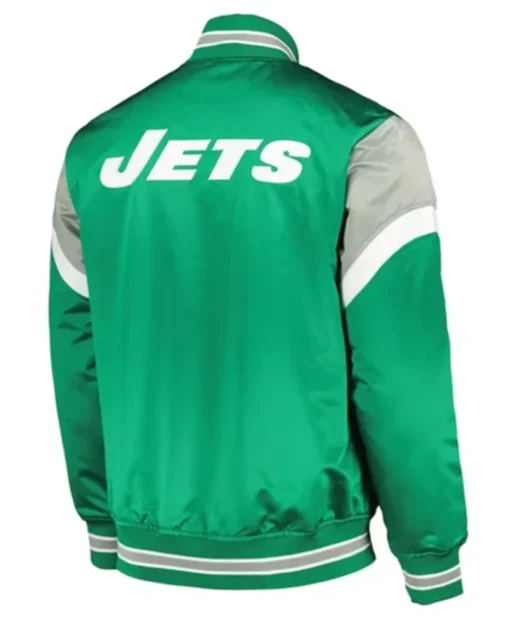 Buy Now New York Jets Green Heavyweight Varsity Jacket For Men And Women