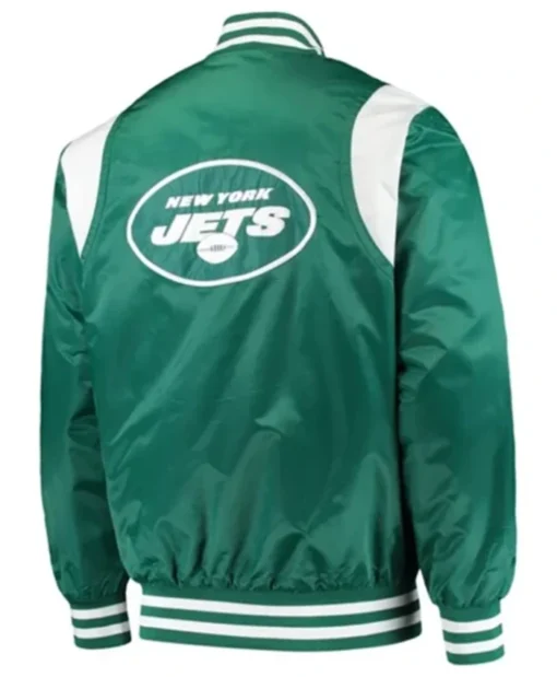 Buy Now New York Jets Prime Time Green Varsity Jacket For Unisex