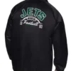 Buy Now New York Jets Retro Logo Coaches Black Jacket For Unisex