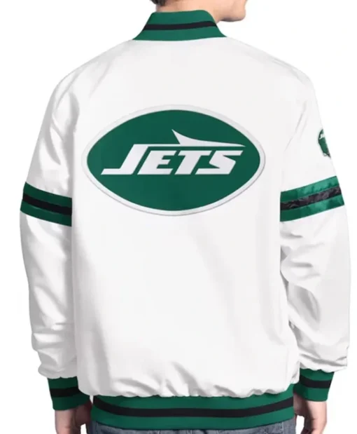 Buy Now New York Jets Scout White Varsity Jacket For Men And Women