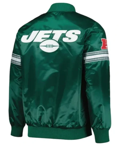 Buy Now New York Jets The Pick And Roll Green Varsity Jacket For Men And Women