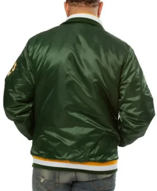 Buy Now Oakland Athletics Green Full-Zip Bomber Jacket For Men And Women