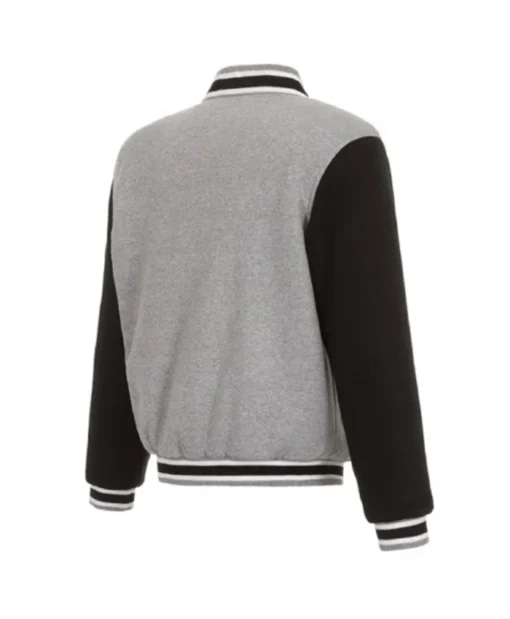 Buy Now Oakland Athletics Grey And Black Varsity Jacket For Men And Women