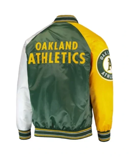 Buy Now Oakland Athletics Reliever Letterman Varsity Jacket For Men And Women