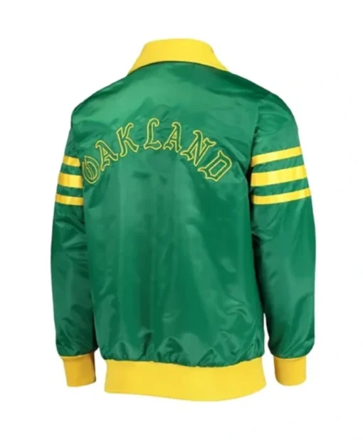 Buy Now Oakland Athletics The Captain III Cooperstown Collection Kelly Green Bomber Jacket For Unisex