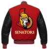 Buy Now Ottawa Senators NHL Red And Black Varsity Jacket For Men And Women