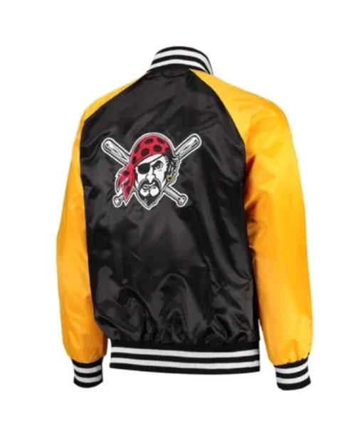 Buy Now Pittsburgh Pirates Lead Off Black And Yellow Varsity Jacket For Unisex