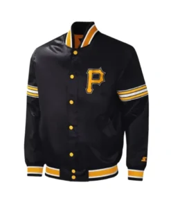 Buy Now Pittsburgh Pirates Midfield Black Varsity Jacket For Men And Women