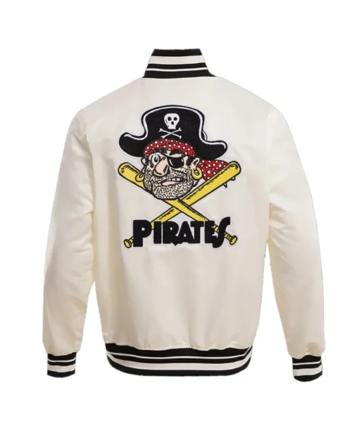 Buy Now Pittsburgh Pirates Retro Classic OFF-White Letterman Varsity Jacket For Men And Women
