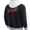 Buy Now San Francisco Giants Black Hooded Varsity Jacket For Men And Women