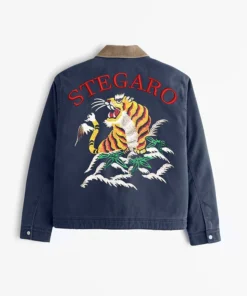 Buy Now Stegaro Tiger Blue Jacket For Men And Women