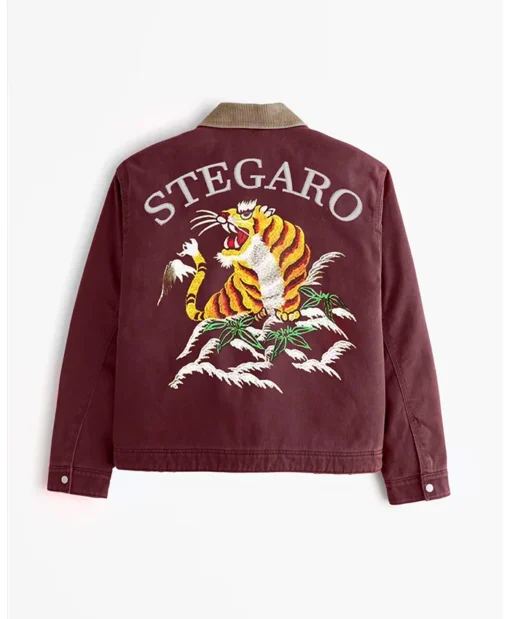 Buy Now Stegaro Tiger Maroon Jacket For Men And Women