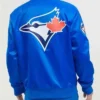 Buy Now Toronto Blue Jays Big Logo Royal Blue Varsity Jacket For Men And Women
