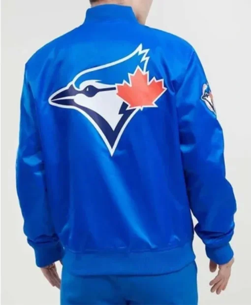 Buy Now Toronto Blue Jays Big Logo Royal Blue Varsity Jacket For Men And Women