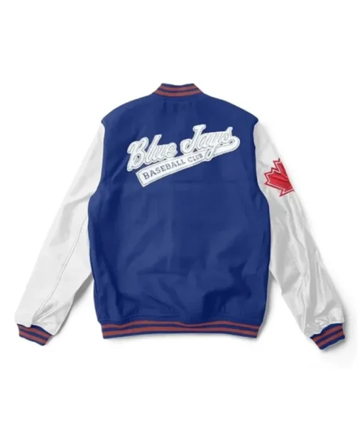 Buy Now Toronto Blue Jays Blue And White Letterman Varsity Jacket For Men And Women