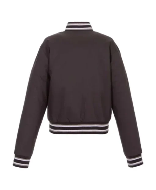 Buy Now Toronto Blue Jays Charcoal Letterman Varsity Jacket For Men And Women