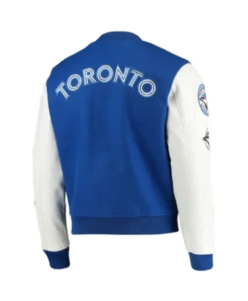 Buy Now Toronto Blue Jays Royal Blue And White Varsity Jacket For Men And Women