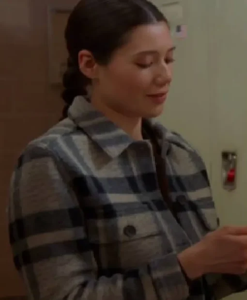 Chicago Fire S13 Hanako Greensmith Wool Plaid Jacket