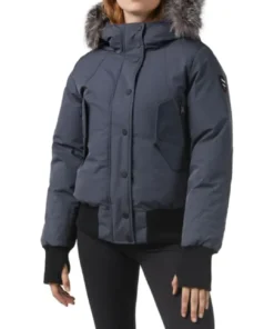 Chicago PD S12 Marina Squerciati Hooded Blue Jacket