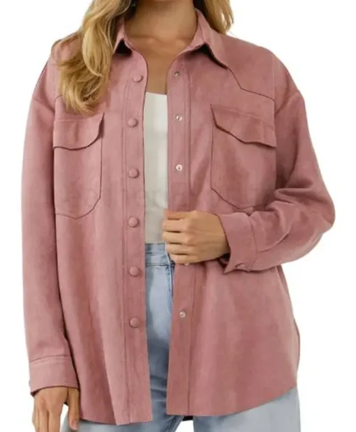 Days of Our Lives 2025 Elia Cantu Pink Shirt