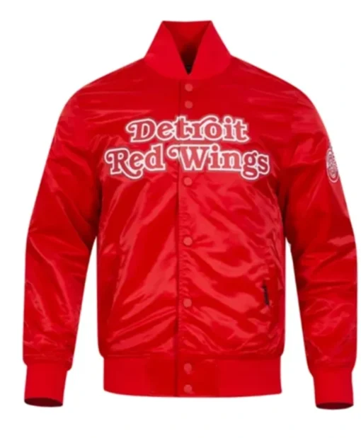 Detroit Red Wings Classic Red Varsity Jacket