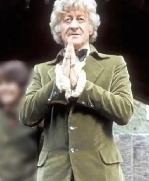 Doctor Who S11 Jon Pertwee Velvet Green Blazer