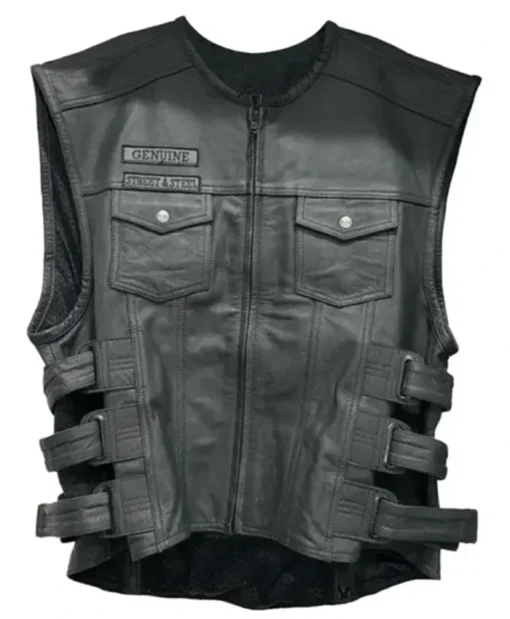 Dorm Street And Steel Anarchy Leather Vest