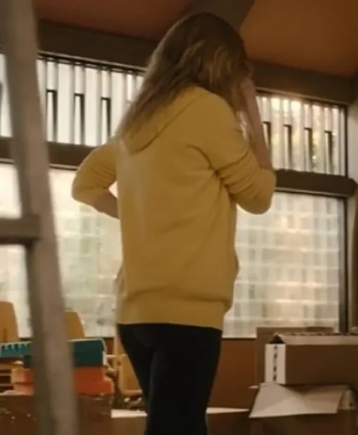 Ellen Pompeo Good American Family Yellow Hoodie