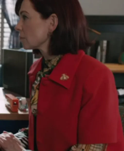 Elsbeth S02 Carrie Preston Cropped Red Jacket