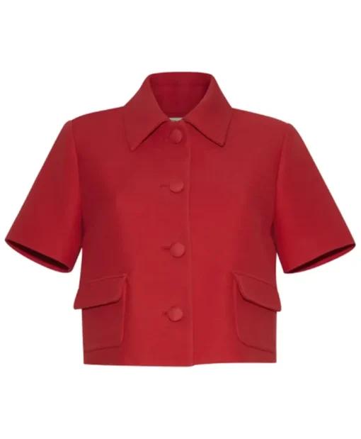 Elsbeth S02 Carrie Preston Red Cropped Jacket