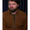 Etalk 2025 Tom Burke Suede Brown Jacket