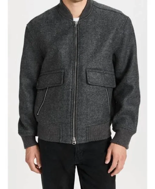 FBI S07 John Boyd Bomber Charcoal Jacket