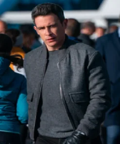 FBI S07 John Boyd Charcoal Bomber Jacket