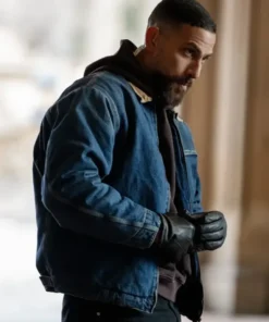FBI S07 Zeeko Zaki Denim Blue Jacket