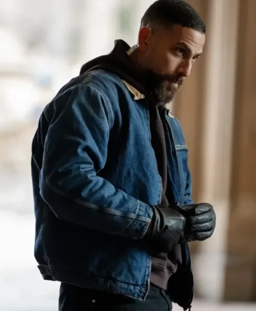 FBI S07 Zeeko Zaki Denim Blue Jacket