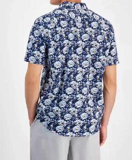 Filo American Idol S23 Floral Blue Shirt