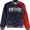 Florida Panthers Hometown Navy Blue And Red Varsity Jacket
