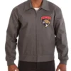 Florida Panthers Workwear Charcoal Bomber Jacket