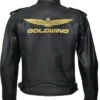Goldwing Black Leather Biker Jacket Unisex