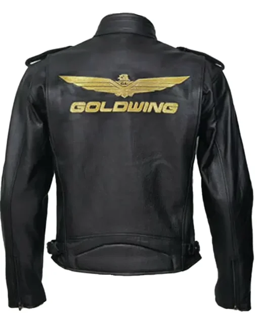 Goldwing Black Leather Biker Jacket Unisex
