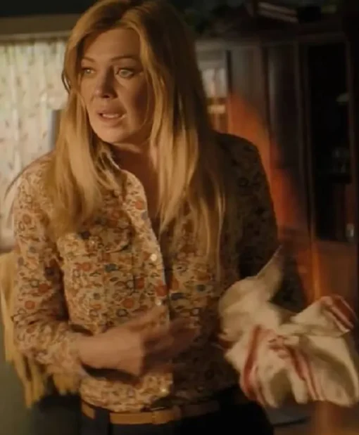 Good American Family 2025 Ellen Pompeo Floral Shirt