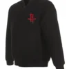 Houston Rockets Black Wool Varsity Jacket