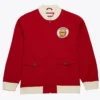 Houston Rockets Red Cotton Bomber Jacket
