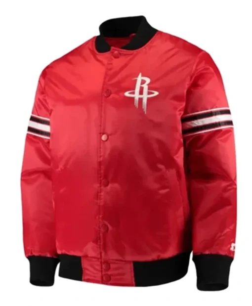 Houston Rockets The Draft Pick Red Varsity Jacket