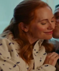 Hudson and Rex S07 Embroidered Floral White Shacket