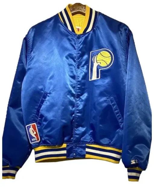 Indiana Pacers Royal Blue Varsity Jacket