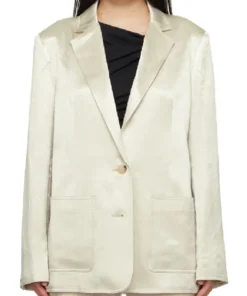 Jacqueline MacInnes Bold and the Beautiful White Blazer