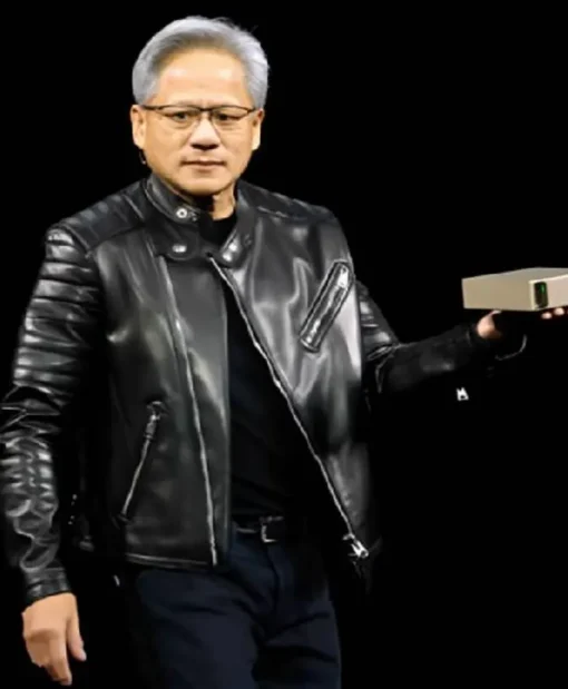 Jensen Huang Nvidia CEO Leather Jacket